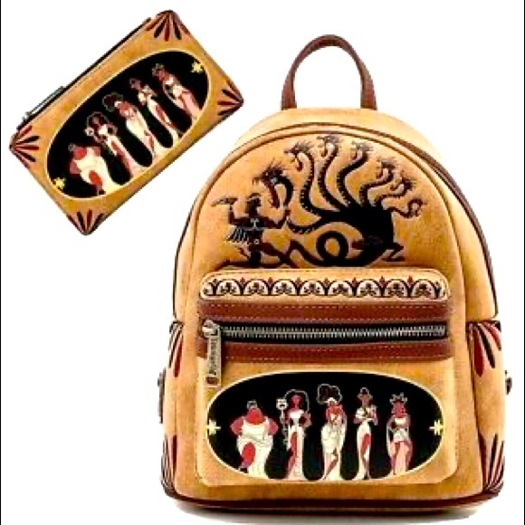 Loungefly Handbags - Loungefly Set Hercules Muses Mini Backpack & Wallet
